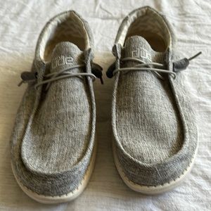 Men’s Hey Dude shoes. Gently worn. Size 10.
